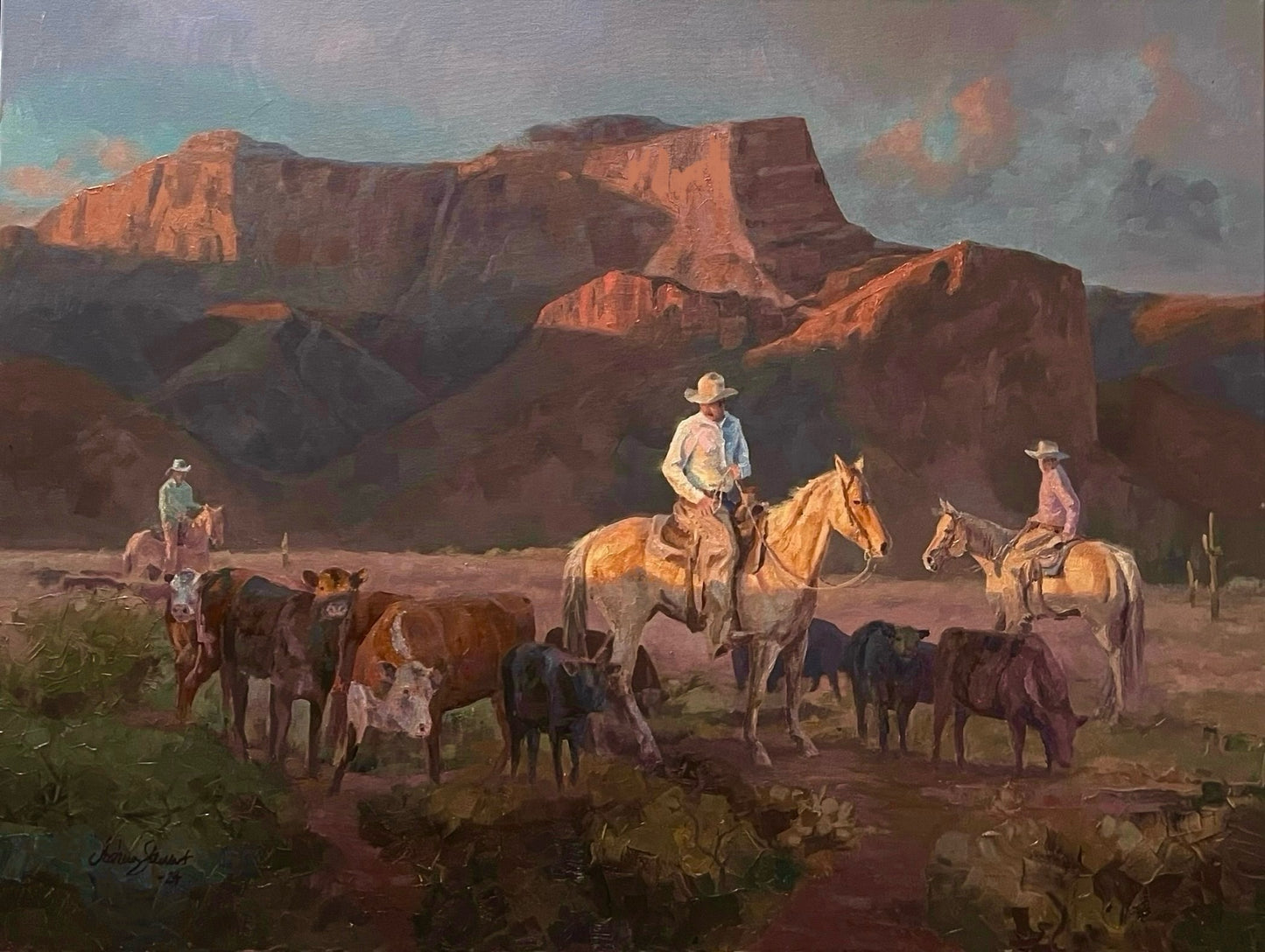 “Shadows of Sedona” -Original Oil Painting 30x40” -SOLD