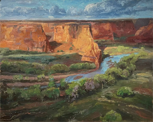 Canyon de Chelly 16x20” Oil on Canvas by Joshua Stewart