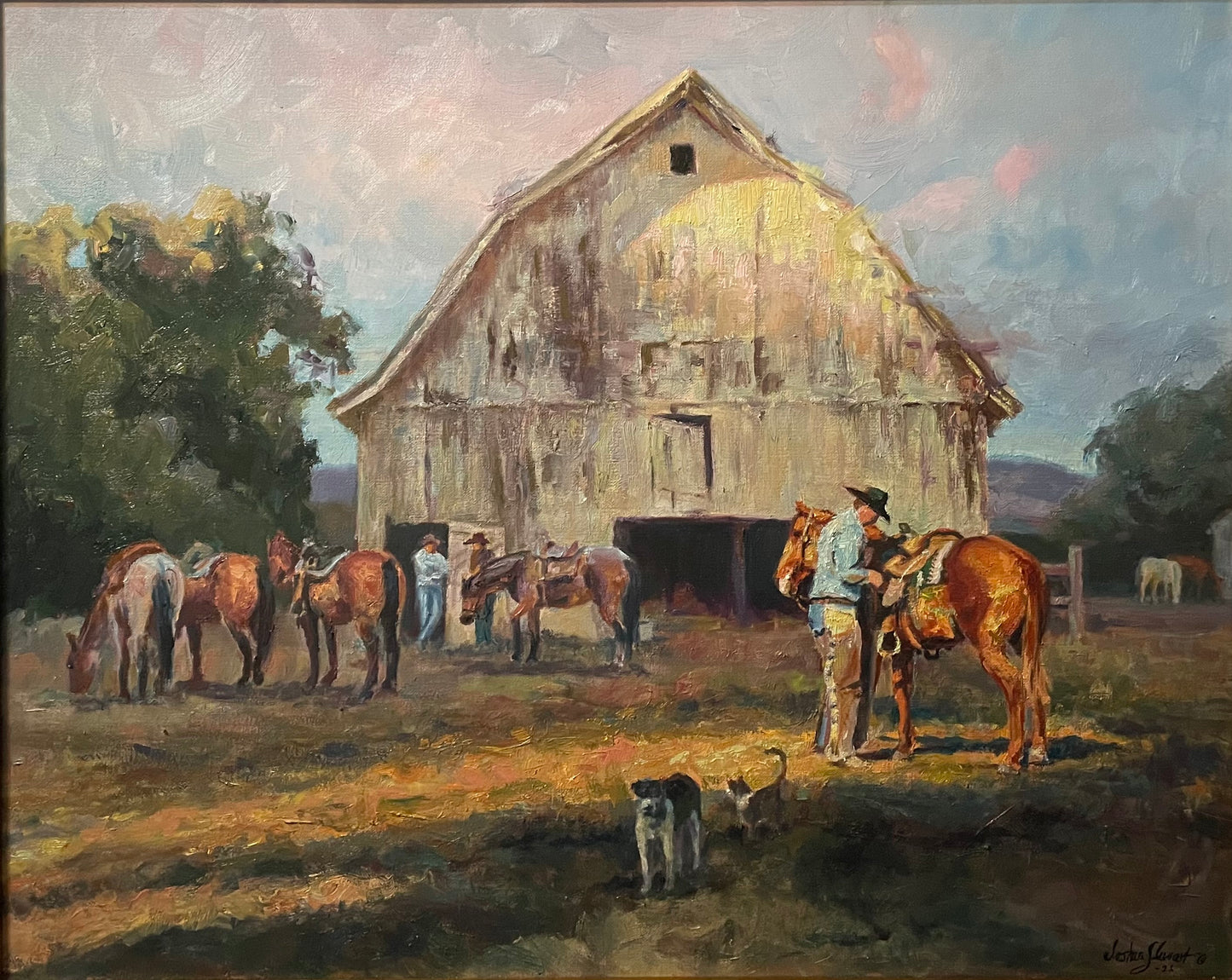 “Where the Day Begins” -24x30” Original Oil on Canvas by Joshua Stewart -(SOLD)
