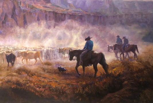 Saddle Grit -Original Oil on Canvas 20X30 -SOLD